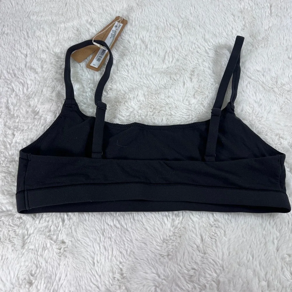SKIMS Fits Everybody Scoop Bralette Onyx Black BR-SCN-2025 Womens Size Small NEW - Picture 5 of 11